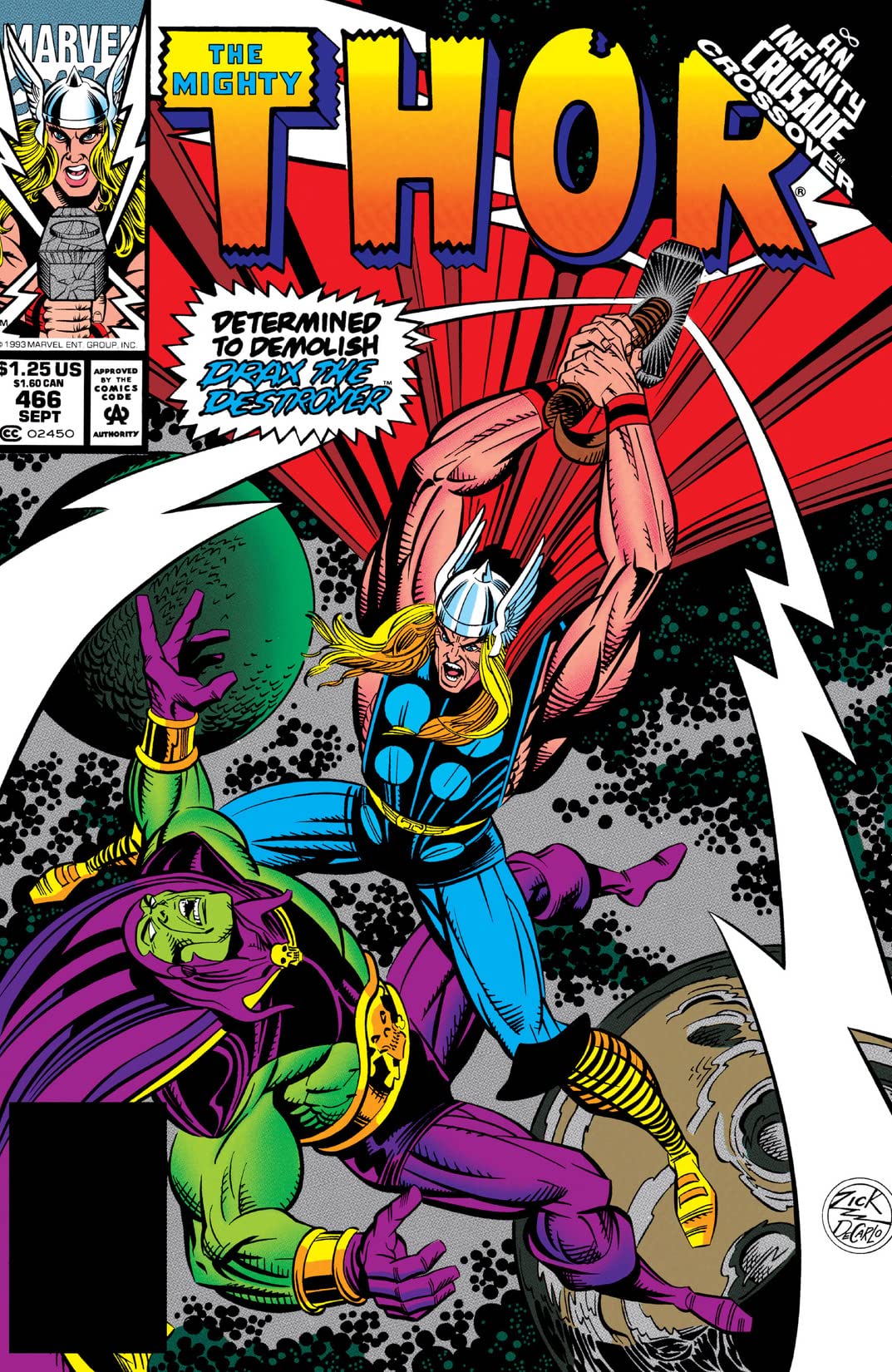 Thor #466 cover