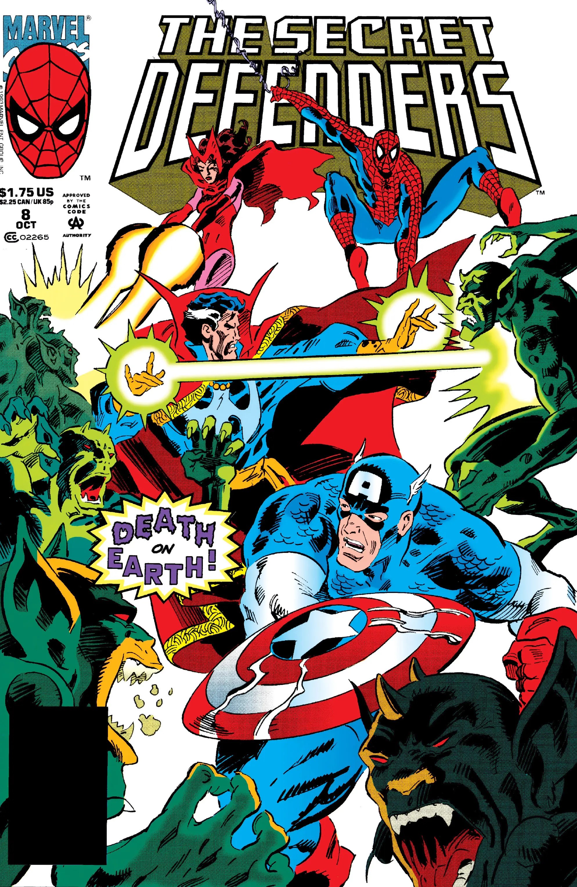 The Secret Defenders #8 cover