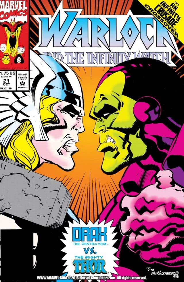 Warlock and the Infinity Watch #21 cover