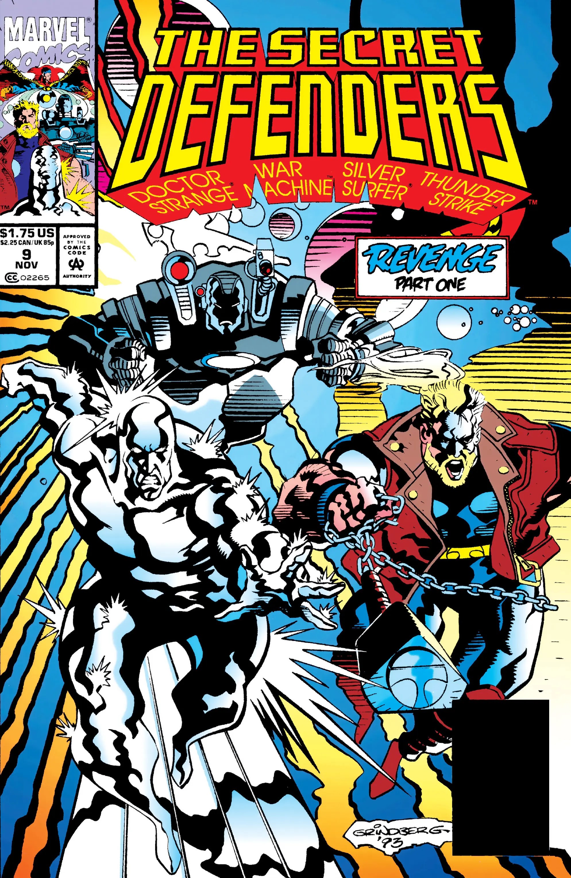 The Secret Defenders #9 cover