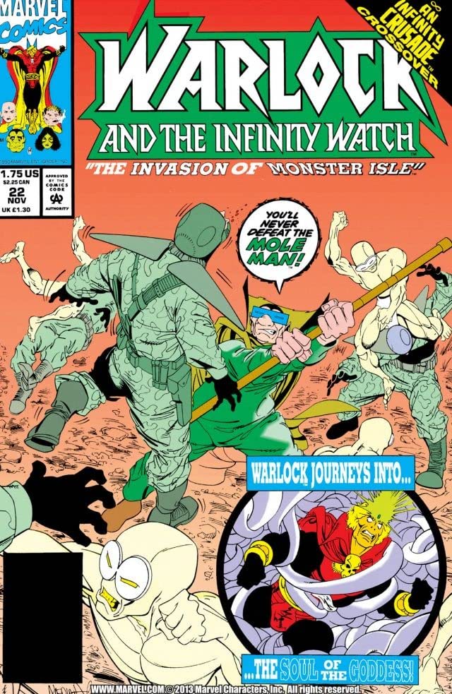Warlock and the Infinity Watch #22 cover