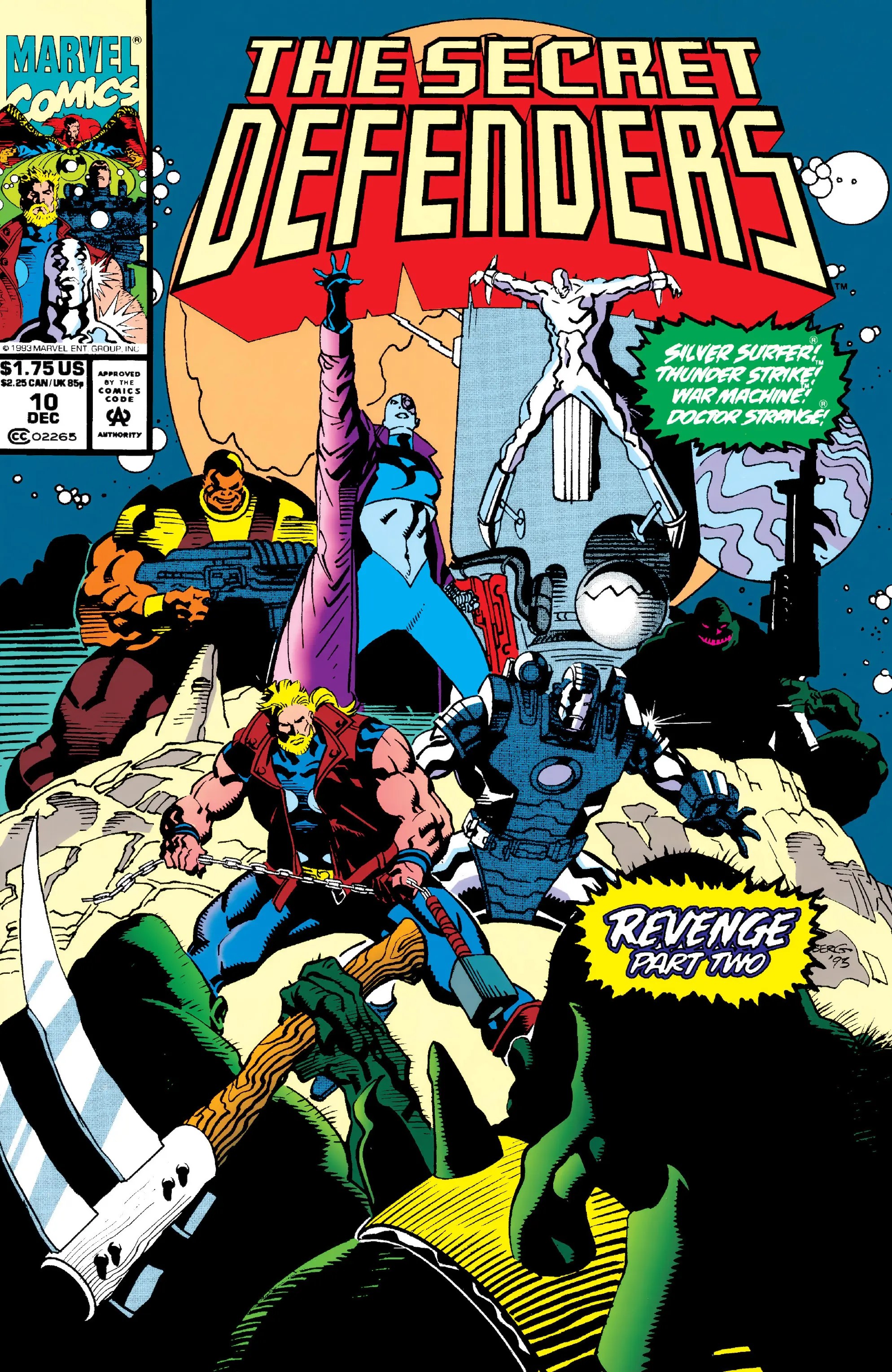 The Secret Defenders #10 cover