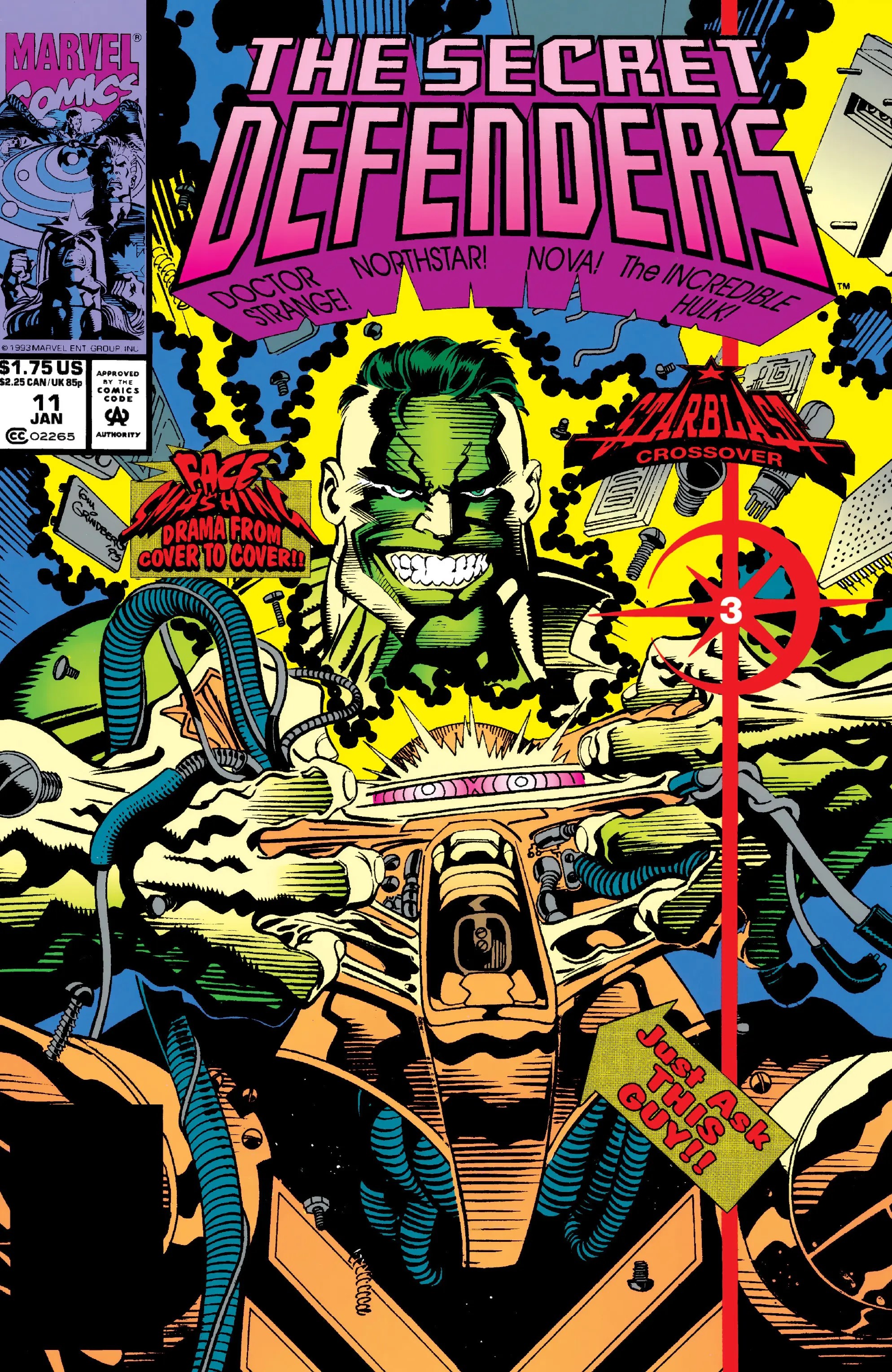 The Secret Defenders #11 cover