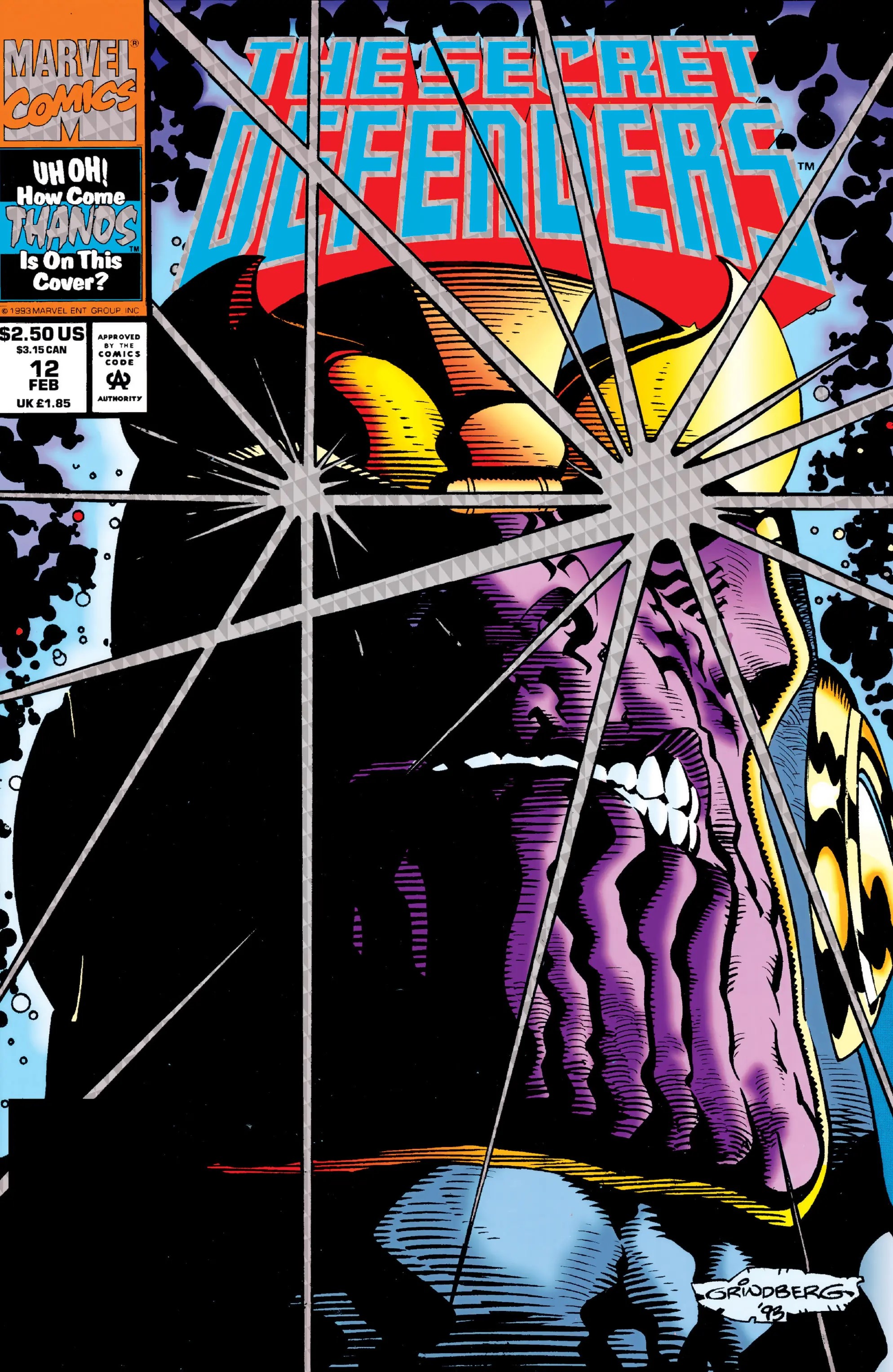 The Secret Defenders #12 cover
