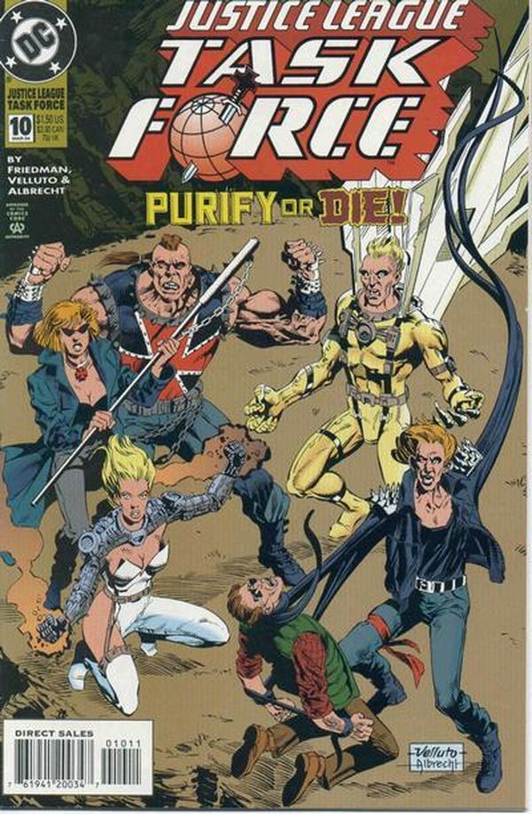 Justice League Task Force #10 cover