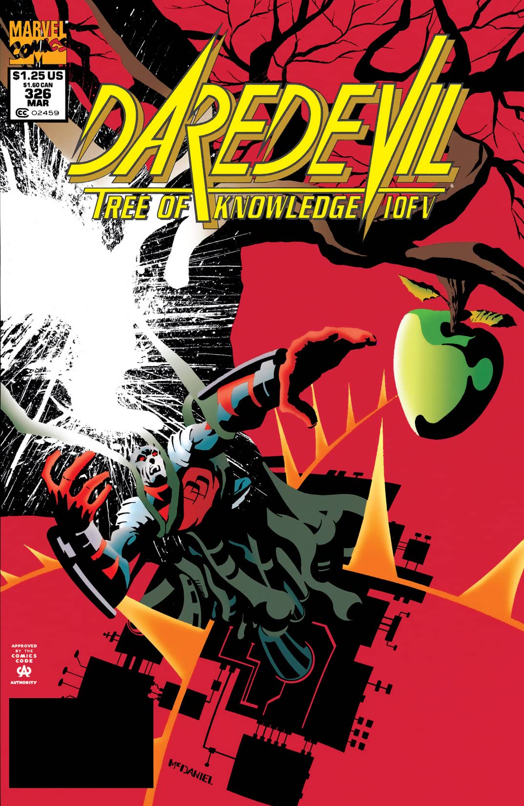 Daredevil #326 cover