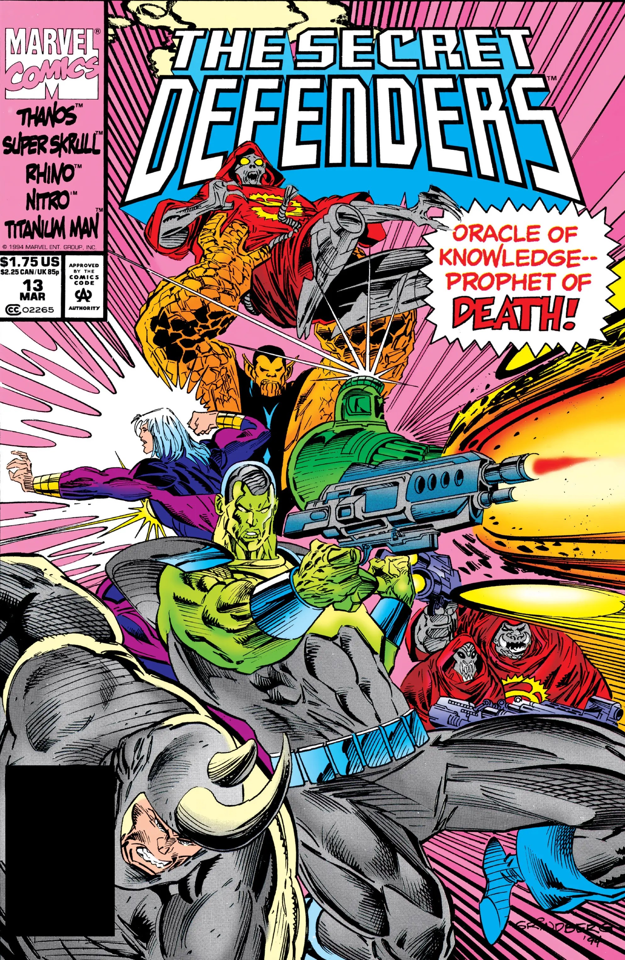 The Secret Defenders #13 cover