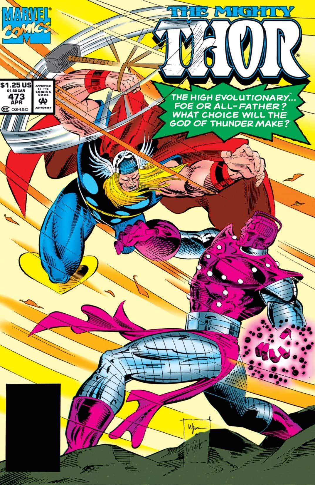 Thor #473 cover