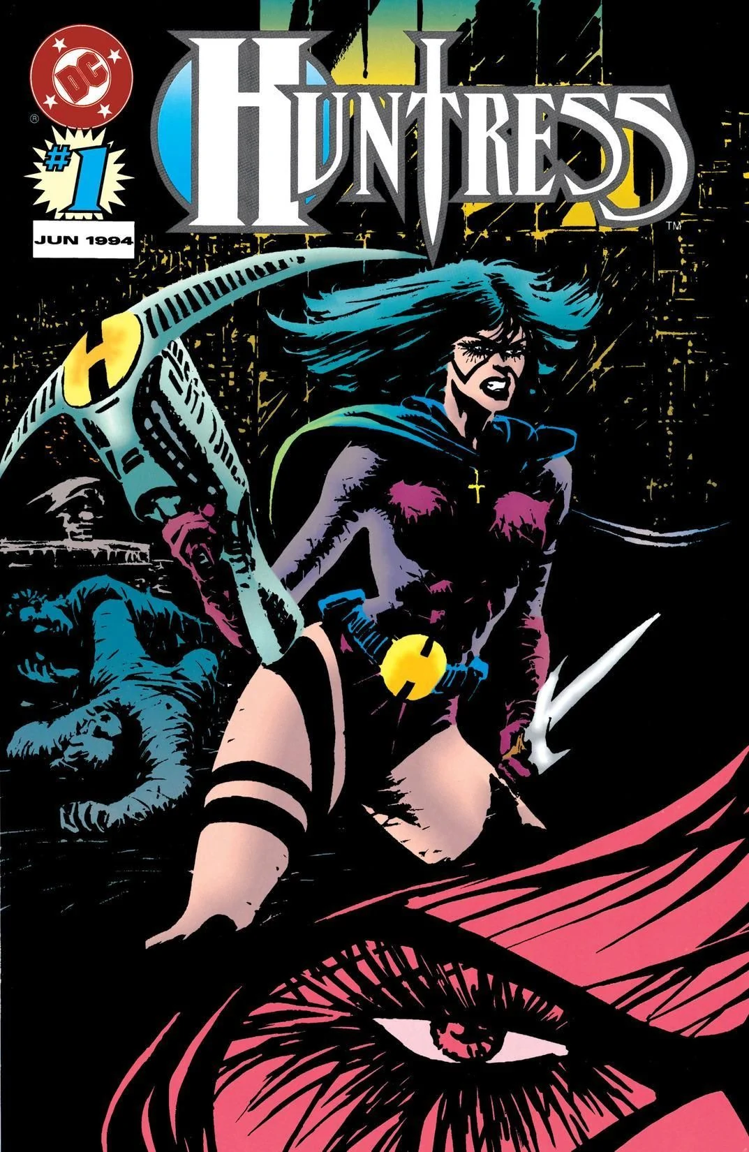 Huntress #1 cover