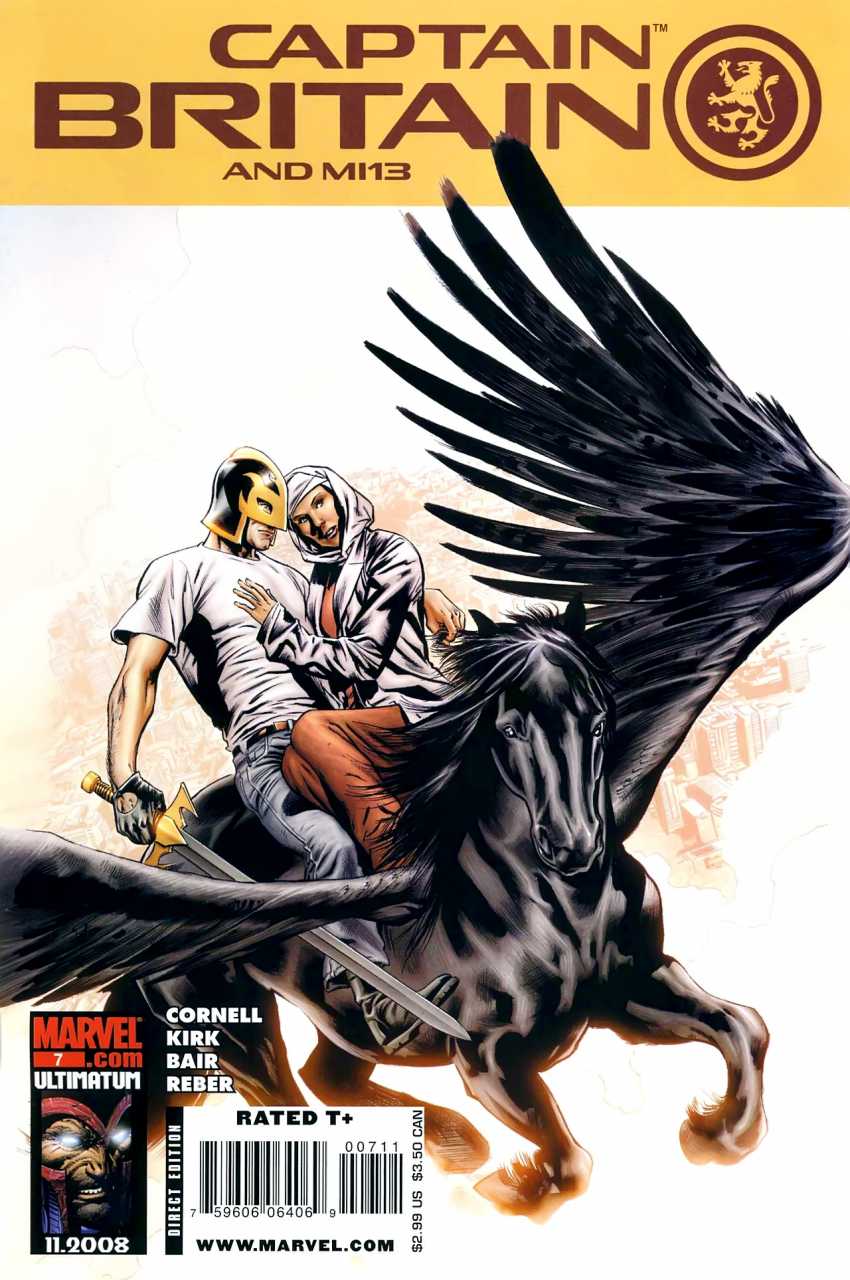 Captain Britain and MI13 #7 cover