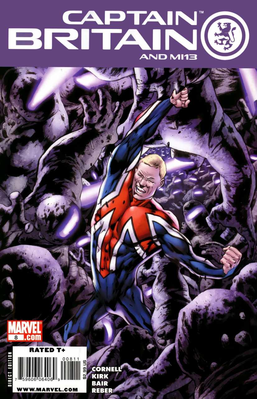 Captain Britain and MI13 #8 cover