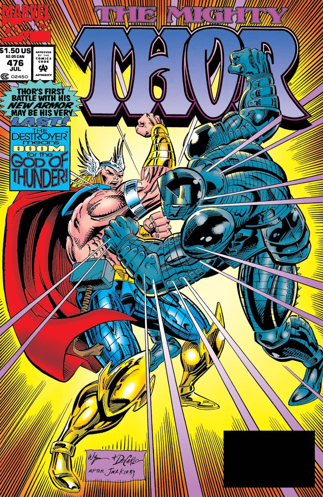 Thor #476 cover