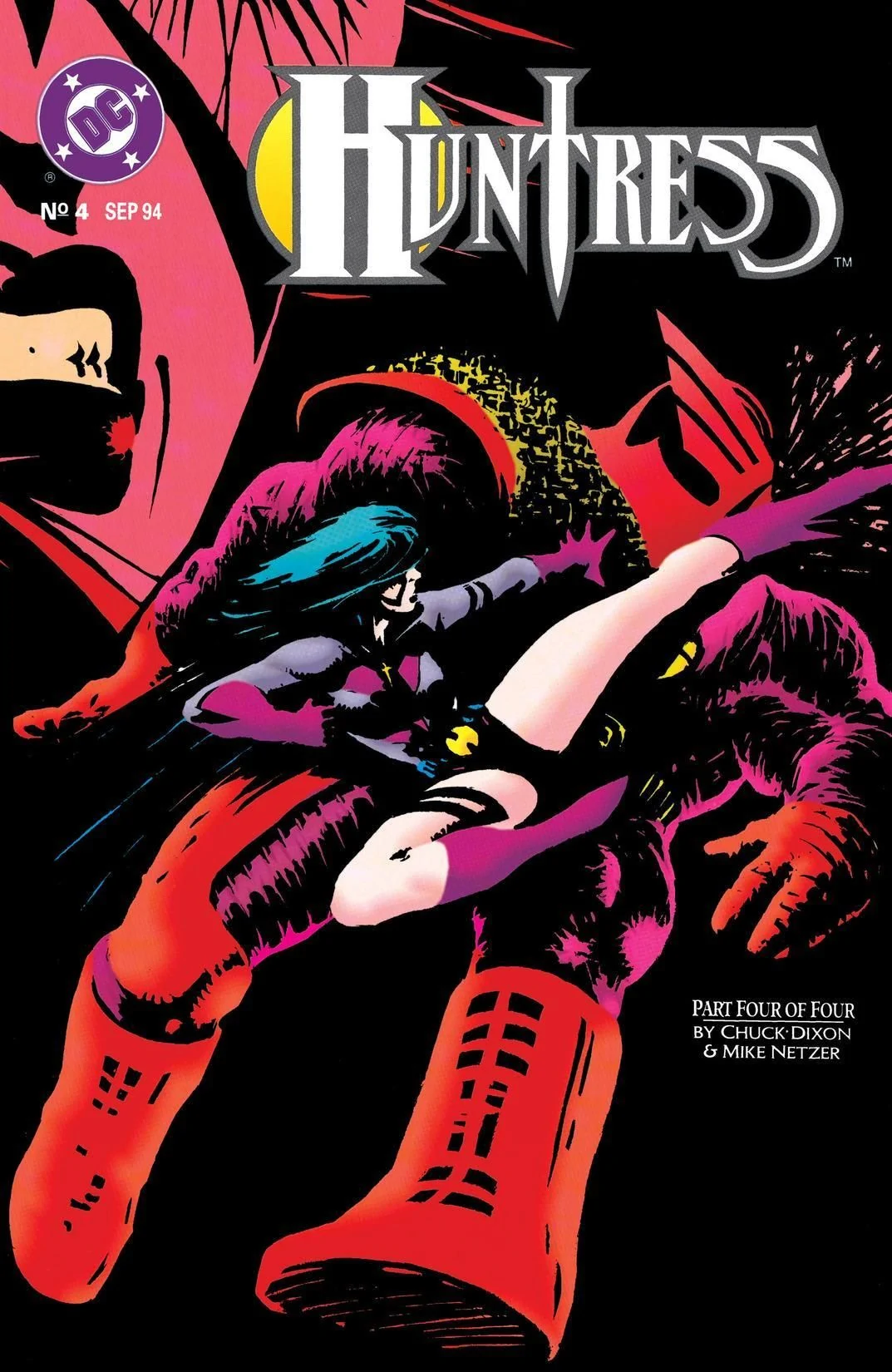 Huntress #4 cover