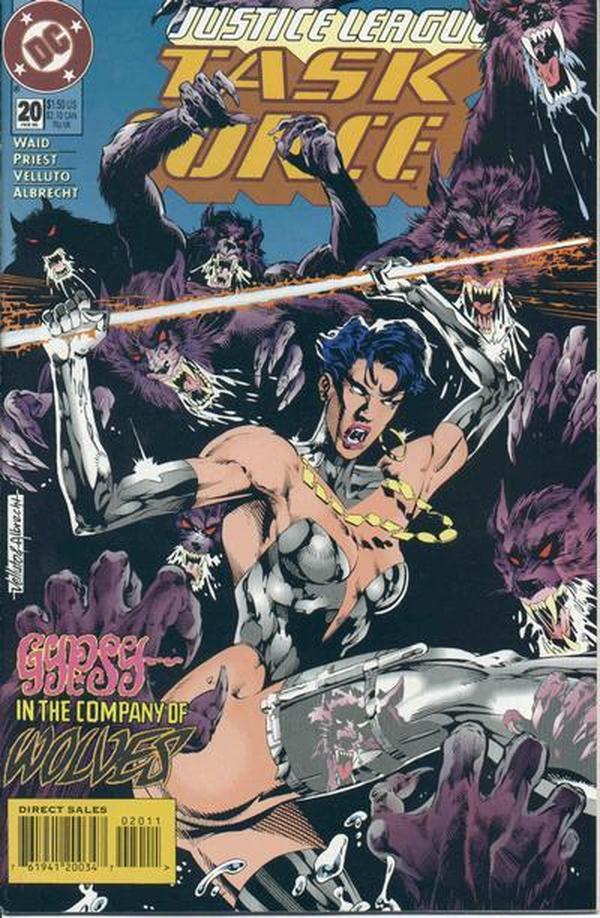 Justice League Task Force #20 cover
