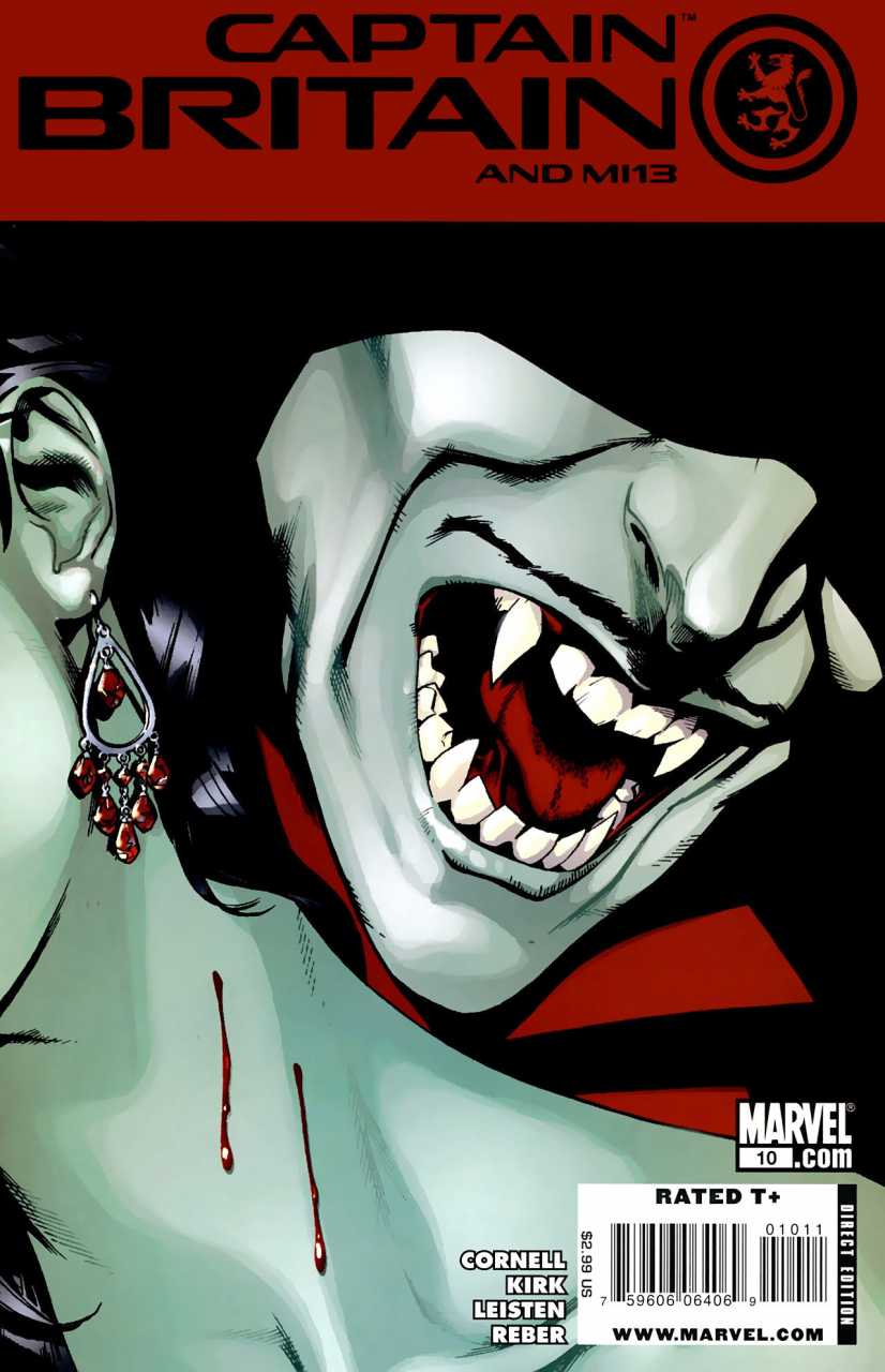 Captain Britain and MI13 #10 cover