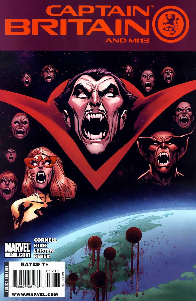 Captain Britain and MI13 #12 cover