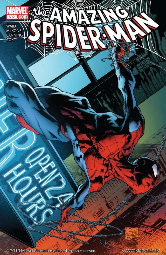 The Amazing Spider-Man #592 cover