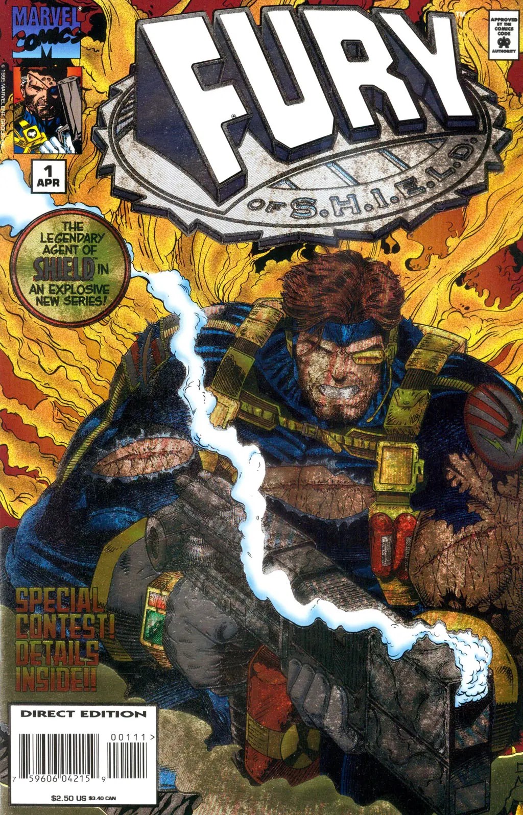Fury of S.H.I.E.L.D. #1 cover