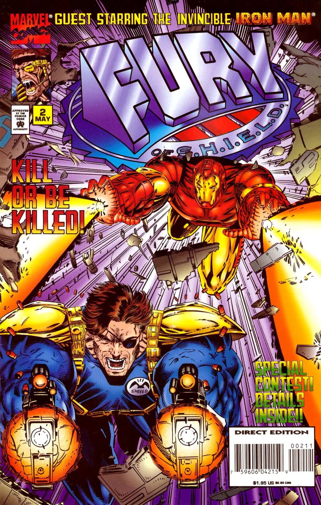 Fury of S.H.I.E.L.D. #2 cover