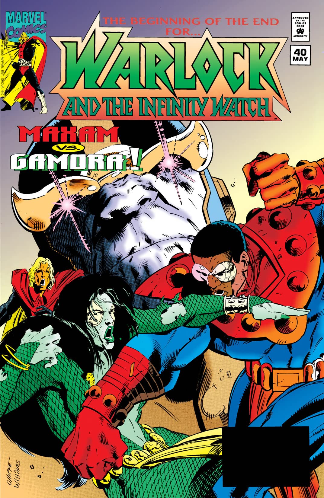 Warlock and the Infinity Watch #40 cover