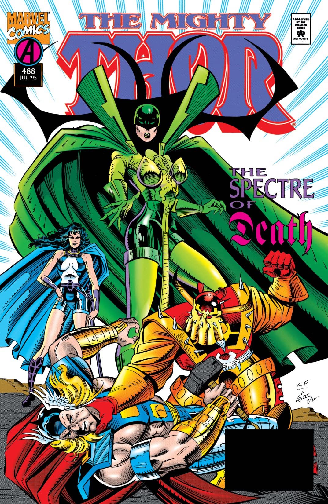 Thor #488 cover