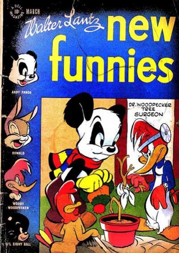 Walter Lantz New Funnies #121 cover