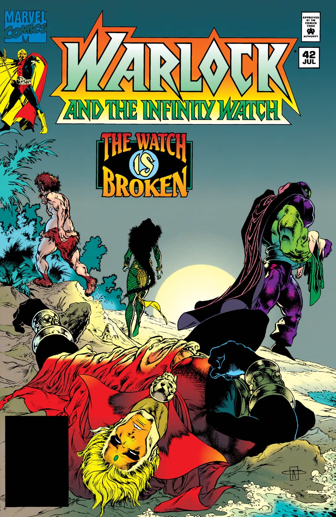Warlock and the Infinity Watch #42 cover