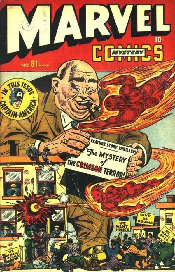 Marvel Mystery Comics #81 cover