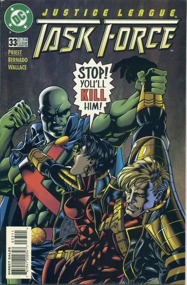 Justice League Task Force #33 cover