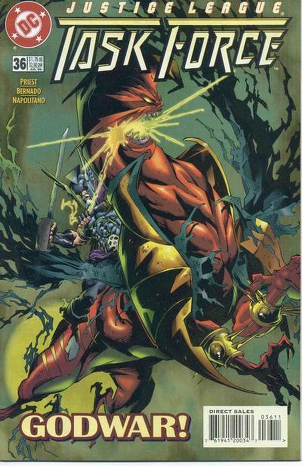 Justice League Task Force #36 cover