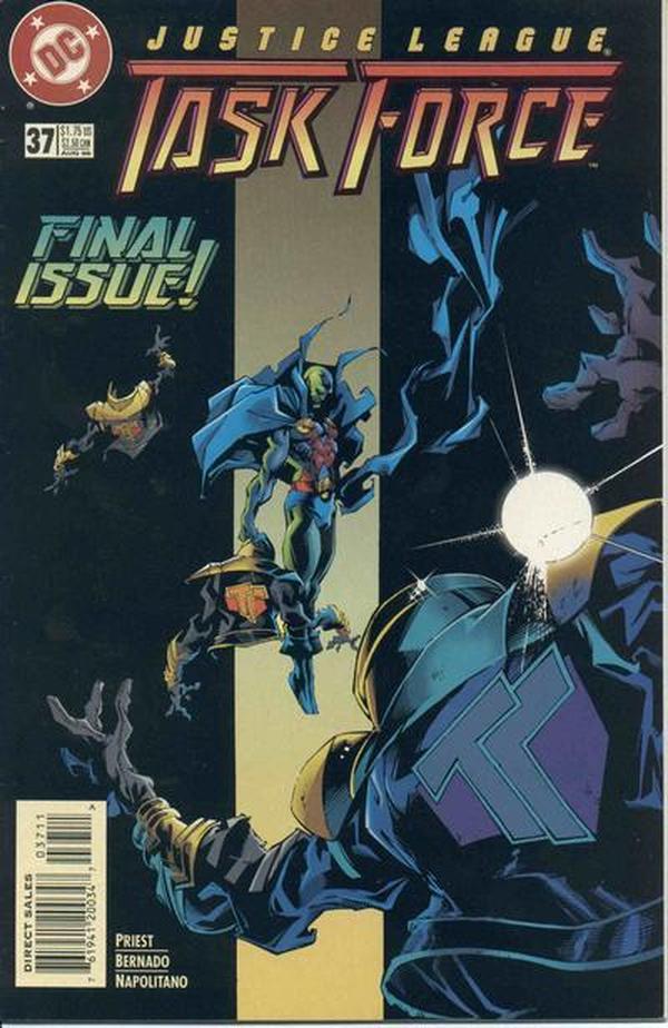 Justice League Task Force #37 cover