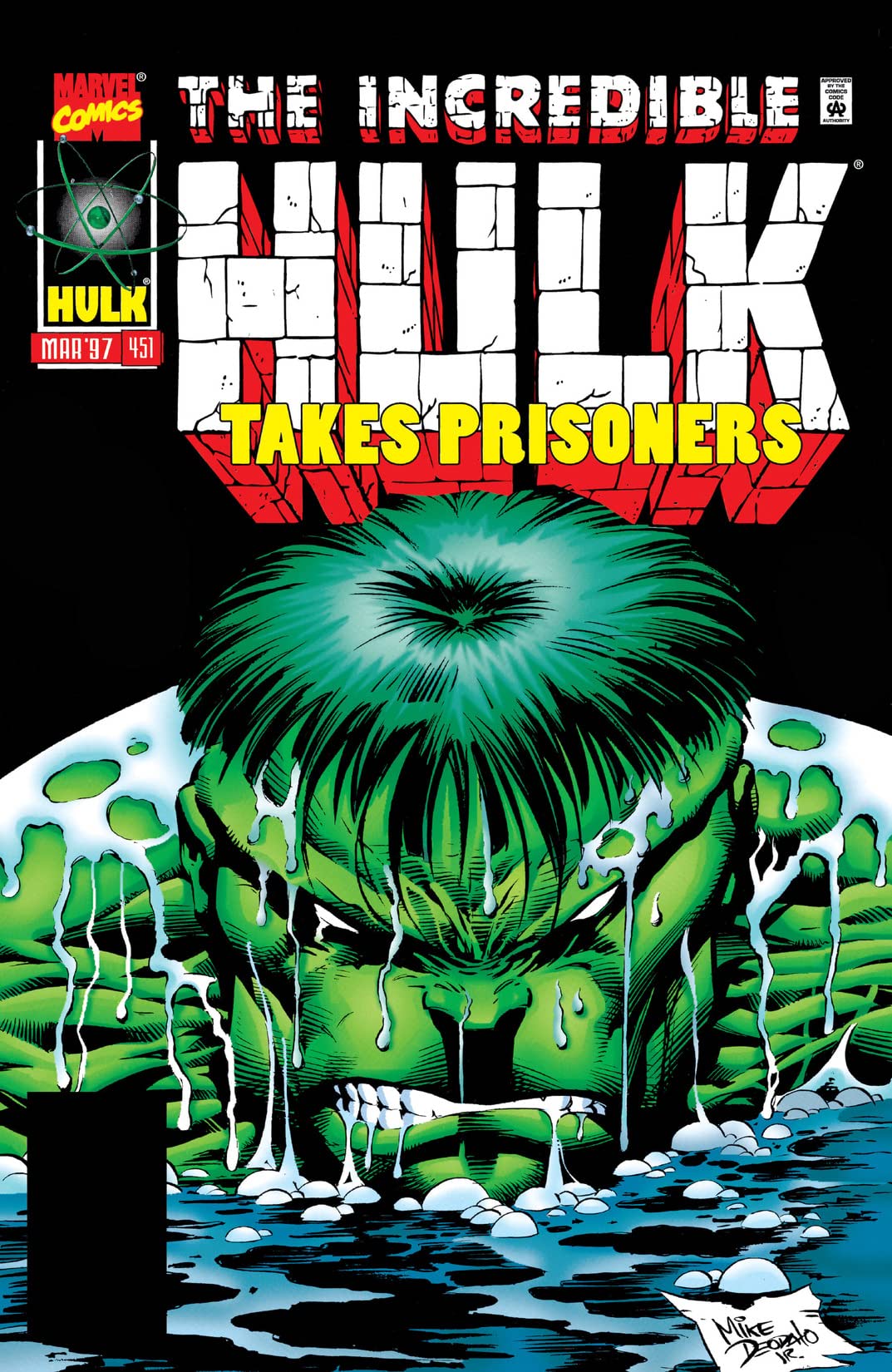 The Incredible Hulk #451 cover