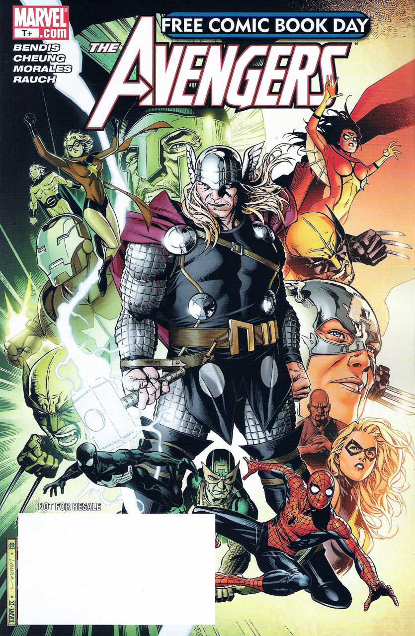 Free Comic Book Day 2009 Avengers #1 cover