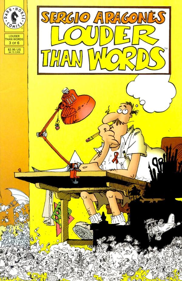 Sergio Aragonés' Louder than Words #3 cover
