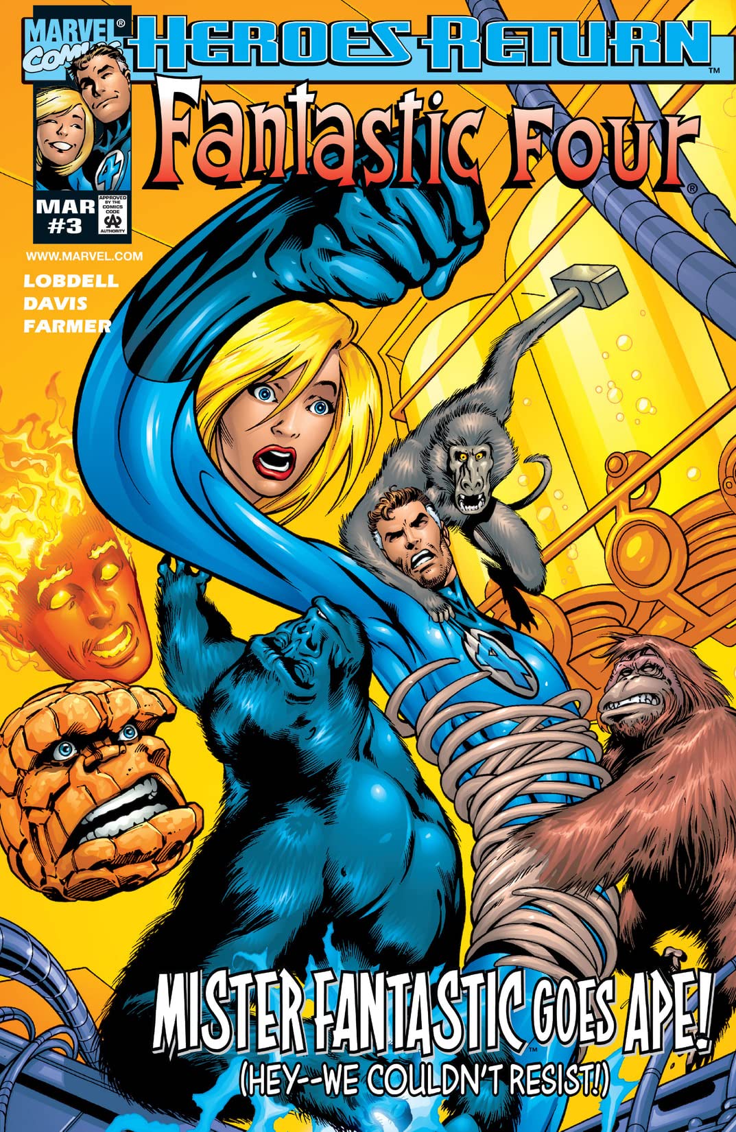 Fantastic Four #3 cover