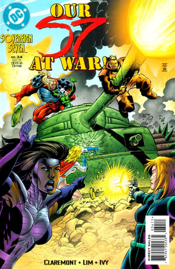 Sovereign Seven #34 cover