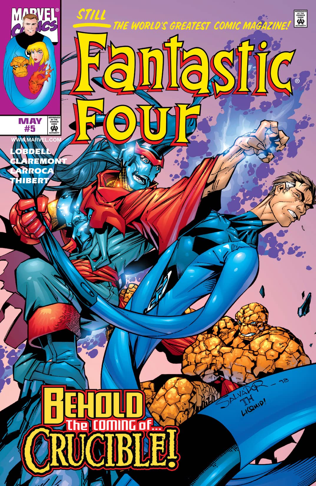 Fantastic Four #5 cover