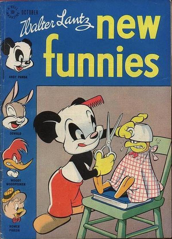 Walter Lantz New Funnies #128 cover
