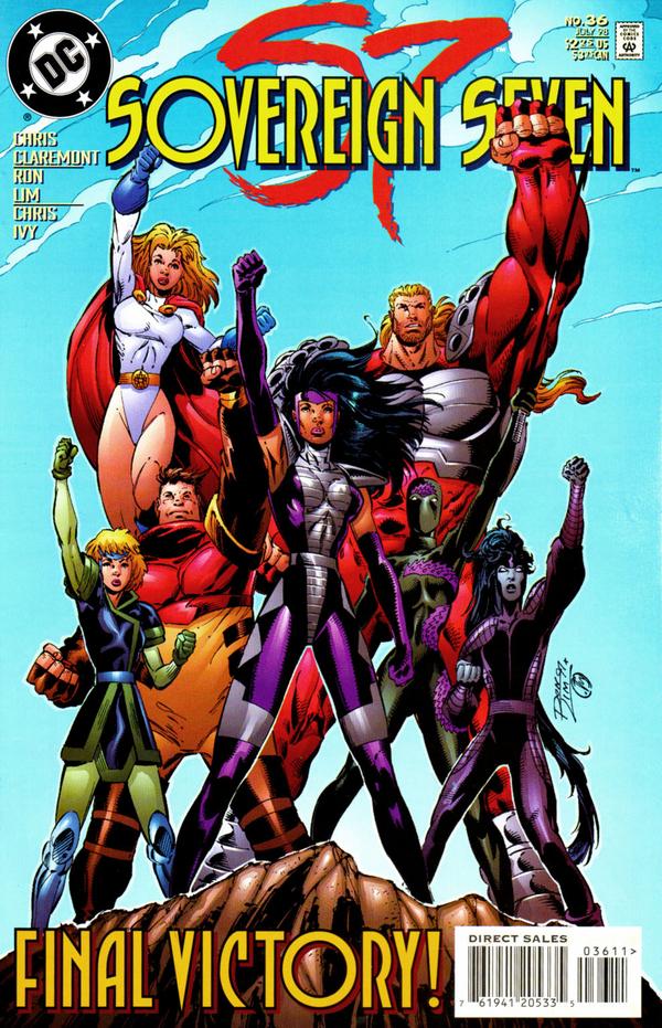Sovereign Seven #36 cover