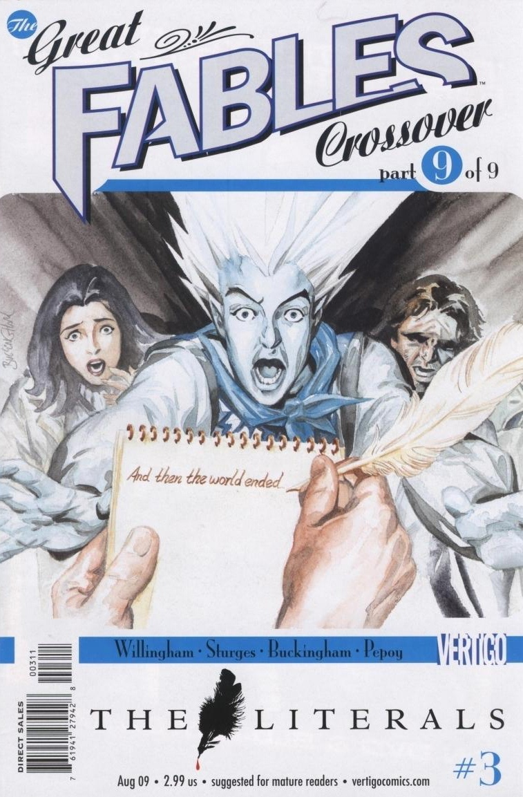 The Literals #3 cover