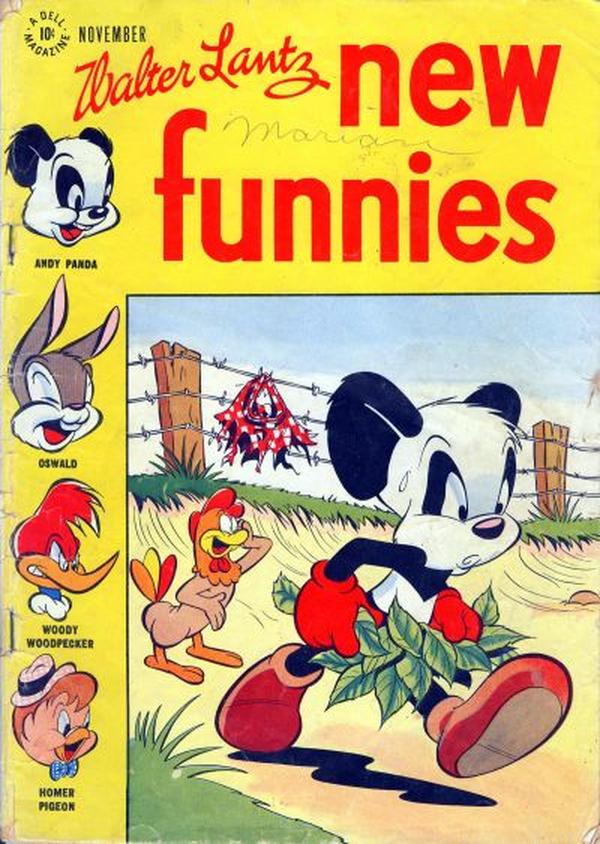 Walter Lantz New Funnies #129 cover