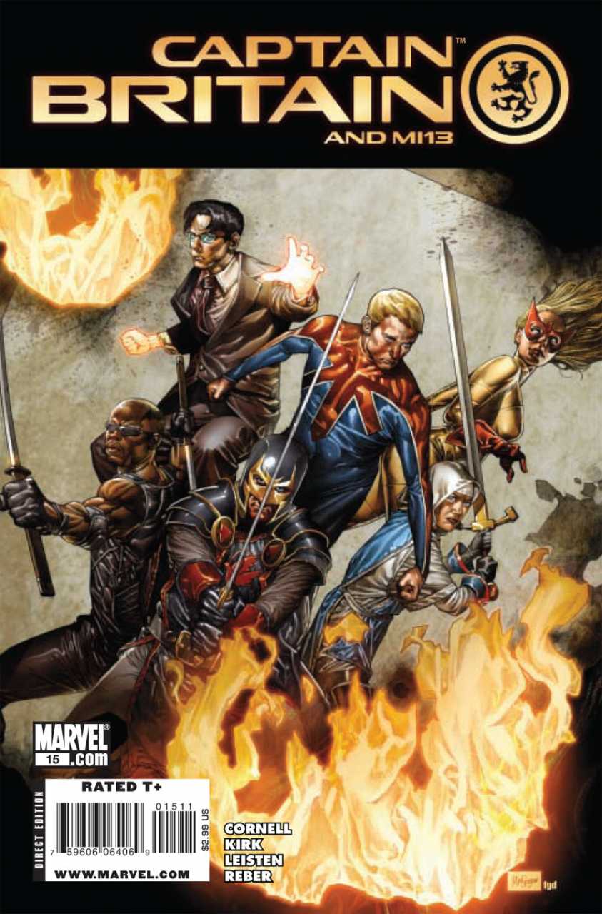 Captain Britain and MI13 #15 cover