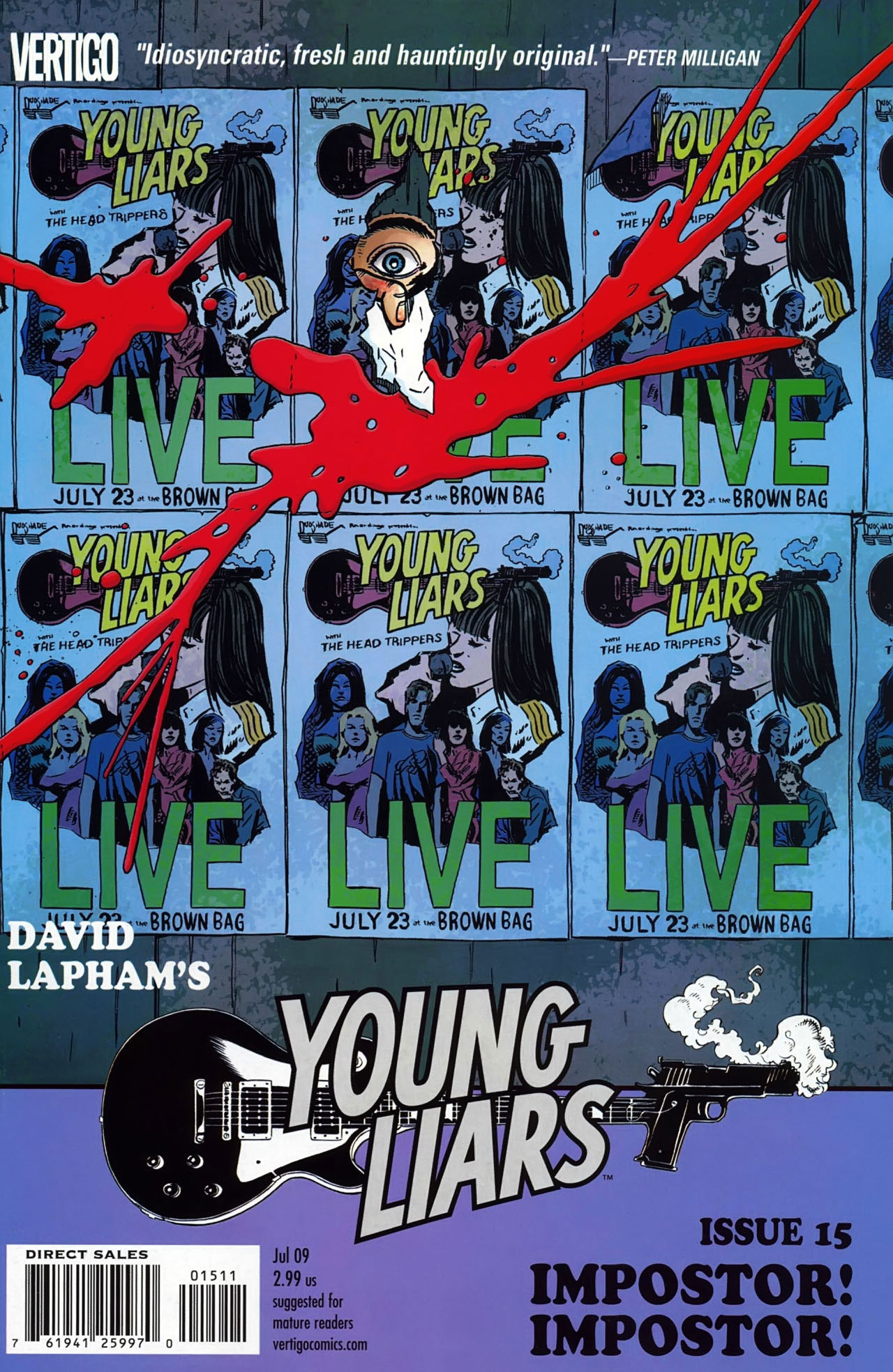 Young Liars #15 cover