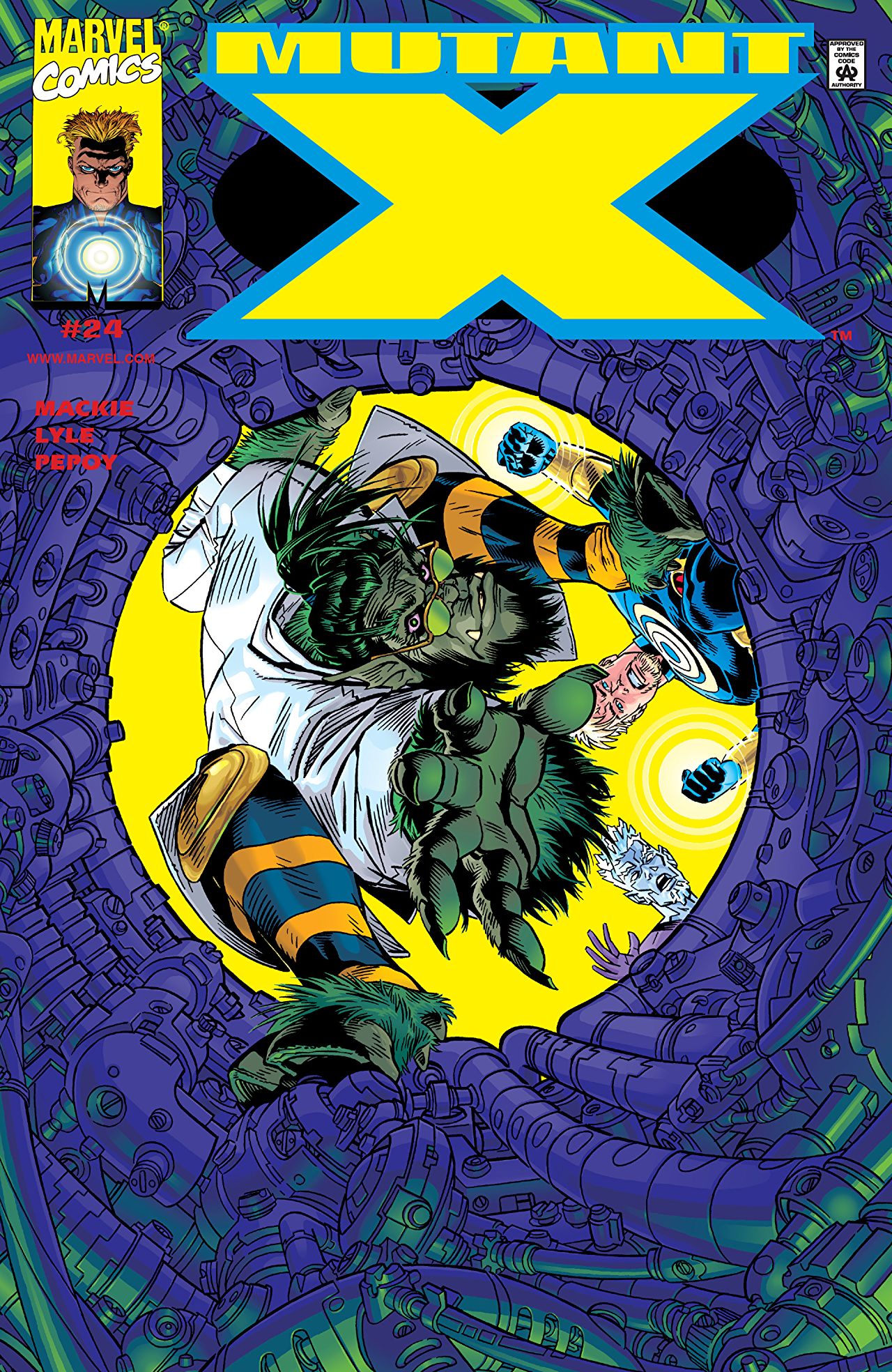 Mutant X #24 cover
