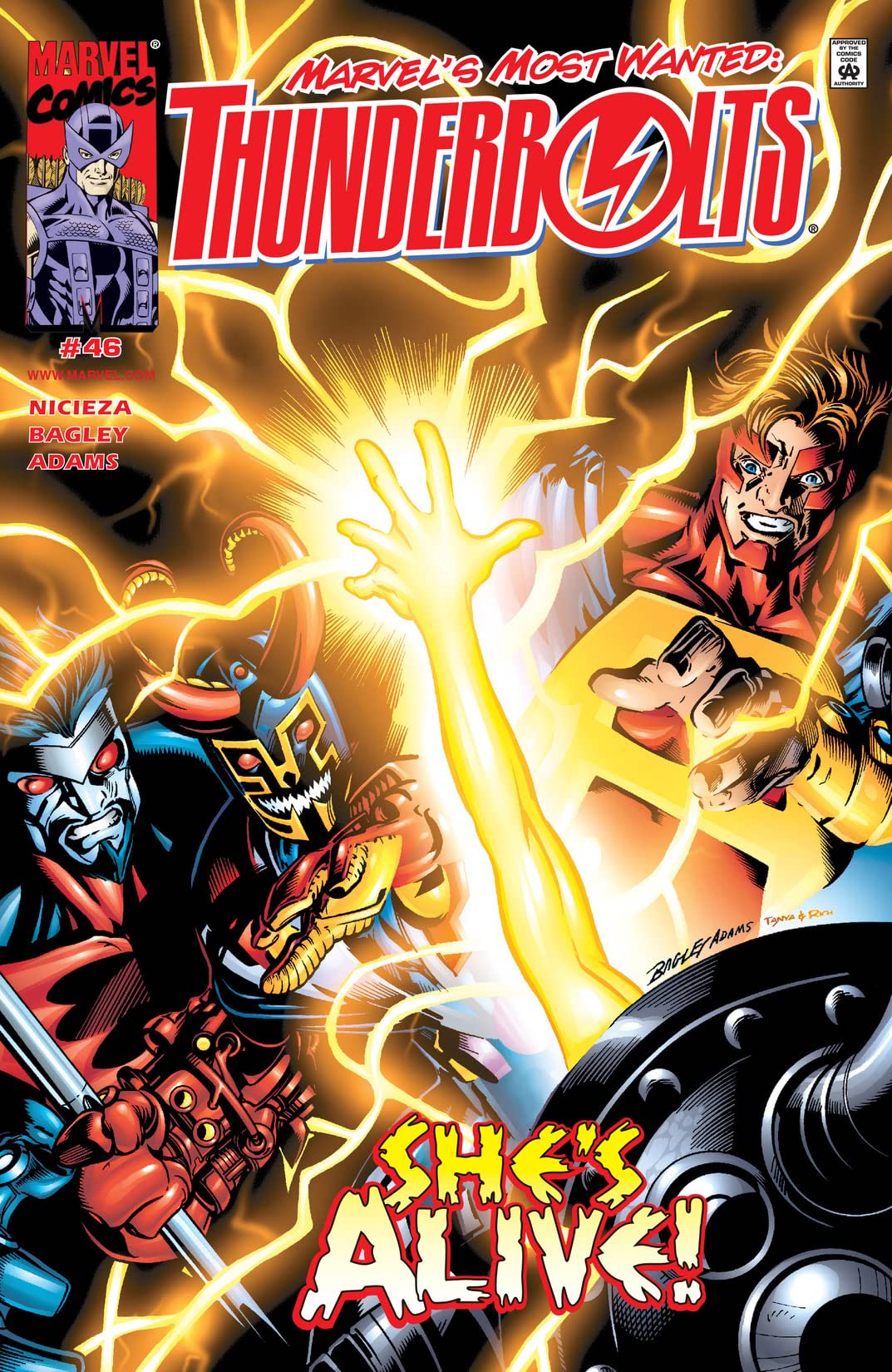 Thunderbolts #46 cover