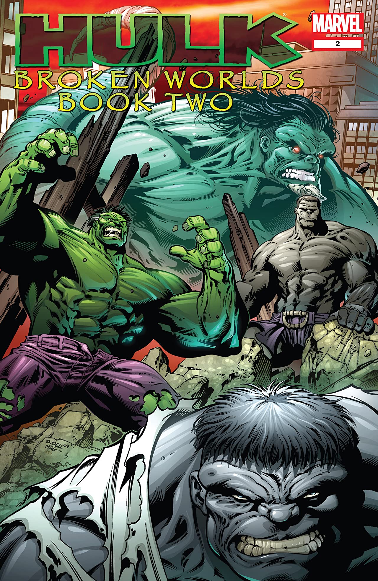Hulk: Broken Worlds #2 cover
