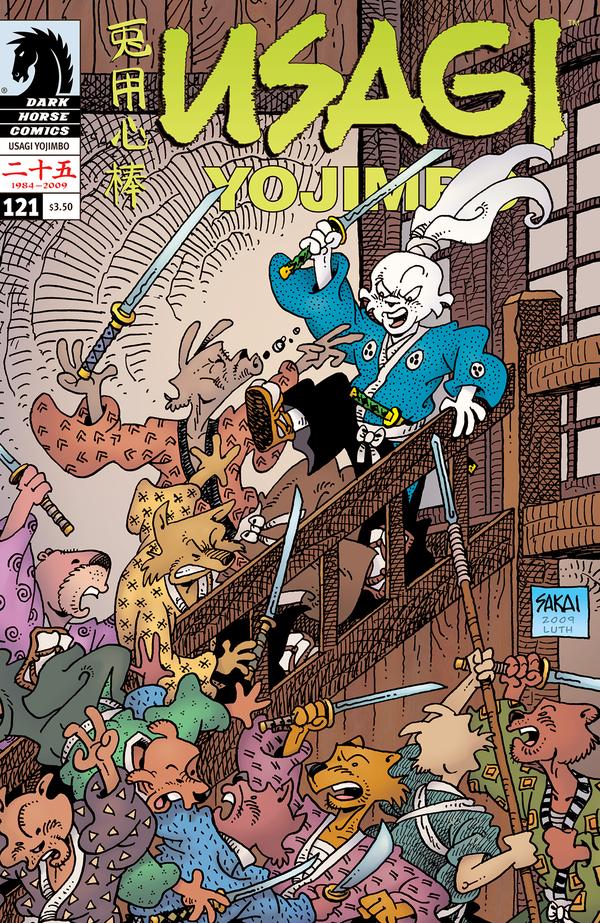 Usagi Yojimbo #121 cover