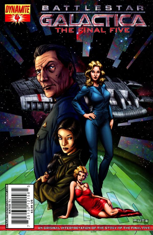 Battlestar Galactica: The Final Five #4 cover
