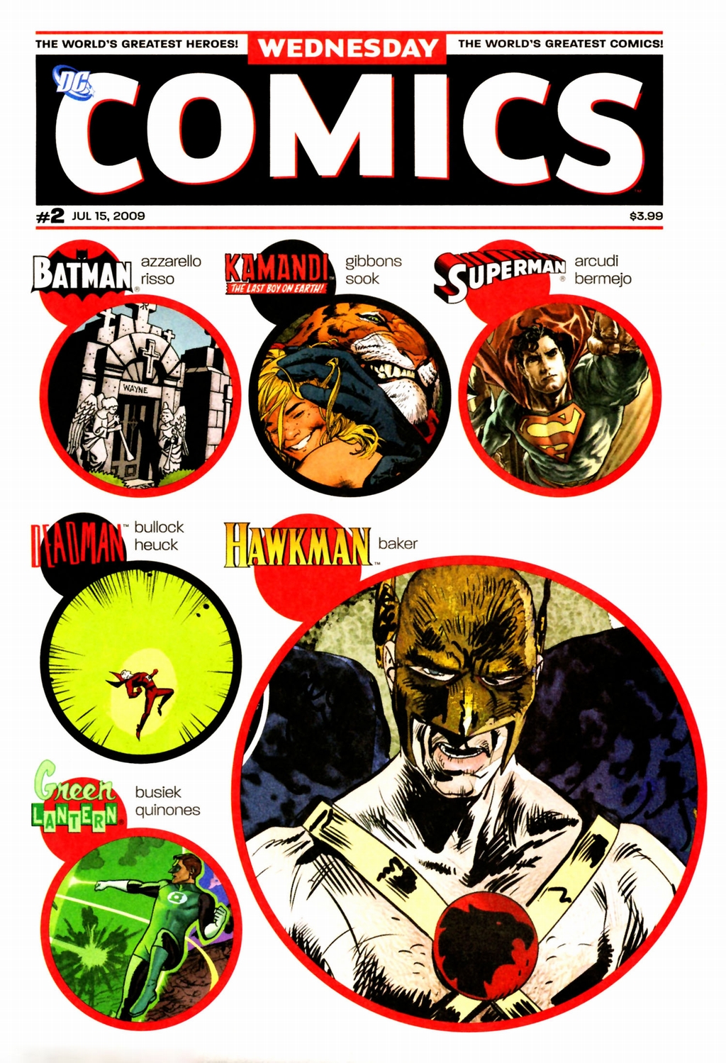 Wednesday Comics #2 cover