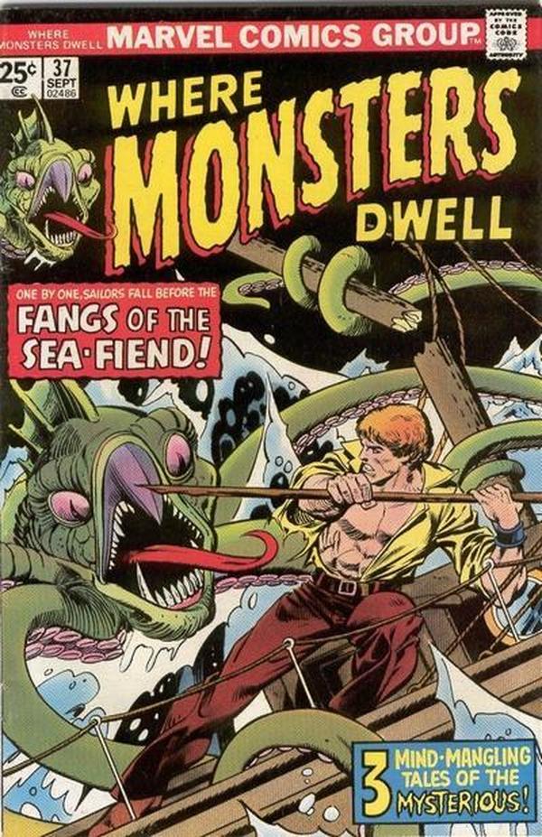 Where Monsters Dwell #37 cover